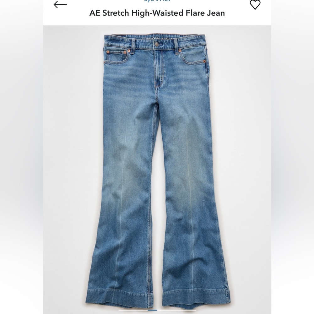 American Eagle Outfitters Light Blue Flare Jeans
